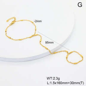 6B2004385bbml-908  Stainless Steel Bracelet