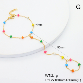 6B3002346vbpb-908  Enamel  Stainless Steel Bracelet