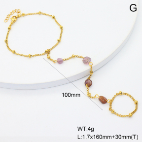 6B4003156bvpl-908  Auralite  Stainless Steel Bracelet