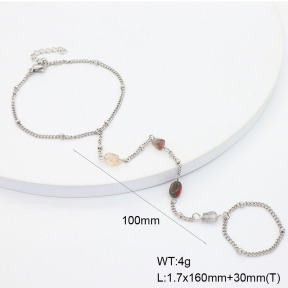 6B4003157abol-908  Auralite  Stainless Steel Bracelet
