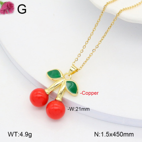 F2N300341aajl-J72  Fashion Copper Necklace