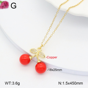 F2N300342aajl-J72  Fashion Copper Necklace