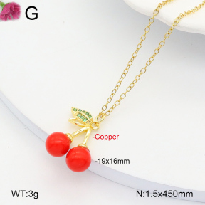 F2N300344aajl-J72  Fashion Copper Necklace