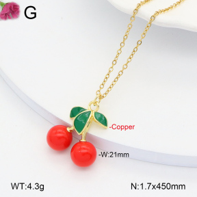F2N300348aajl-J72  Fashion Copper Necklace