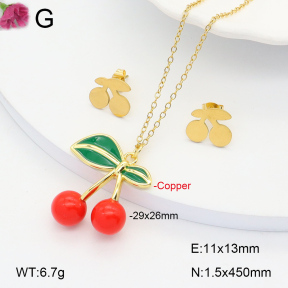 F2S005958aaki-J72  Fashion Copper Sets