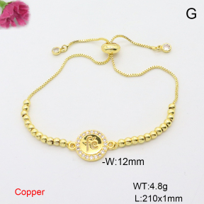 F6B406641ablb-L017  Fashion Copper Bracelet