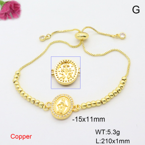 F6B406646ablb-L017  Fashion Copper Bracelet
