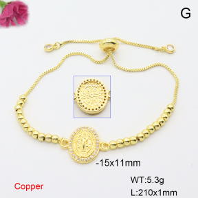 F6B406648vbmb-L017  Fashion Copper Bracelet