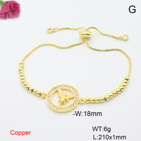 F6B406652ablb-L017  Fashion Copper Bracelet