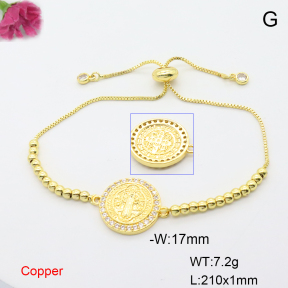 F6B406658ablb-L017  Fashion Copper Bracelet