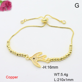 F6B406663ablb-L017  Fashion Copper Bracelet