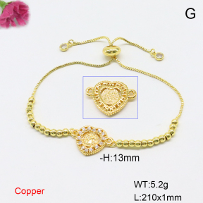 F6B406668ablb-L017  Fashion Copper Bracelet