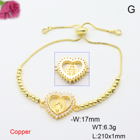 F6B406677ablb-L017  Fashion Copper Bracelet