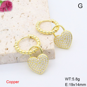 F6E405684bbov-L017  Fashion Copper Earrings