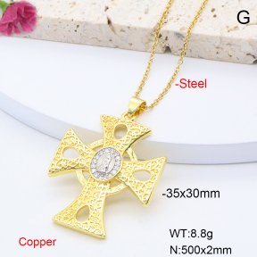 F6N200930vbmb-L017  Fashion Copper Necklace