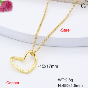 F6N200931vaia-L017  Fashion Copper Necklace