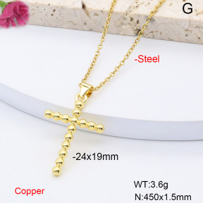 F6N200932vaia-L017  Fashion Copper Necklace