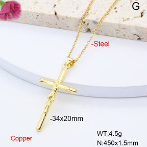 F6N200935vaia-L017  Fashion Copper Necklace