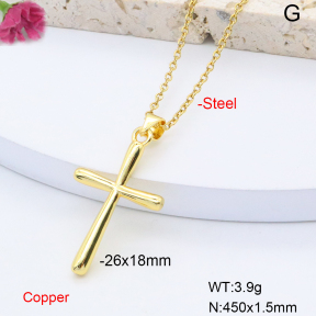 F6N200937vaia-L017  Fashion Copper Necklace