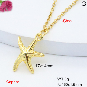 F6N200940aahl-L017  Fashion Copper Necklace