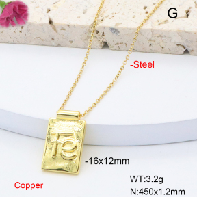 F6N200943vaia-L017  Fashion Copper Necklace