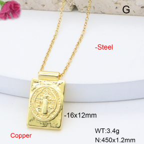 F6N200944vaia-L017  Fashion Copper Necklace