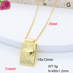 F6N200945vaia-L017  Fashion Copper Necklace