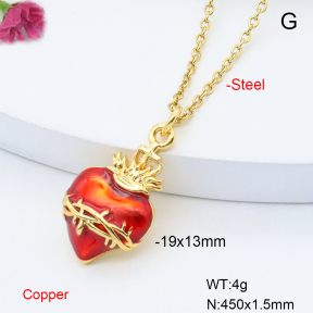 F6N301478avja-L017  Fashion Copper Necklace
