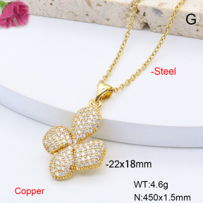 F6N408676aajl-L017  Fashion Copper Necklace