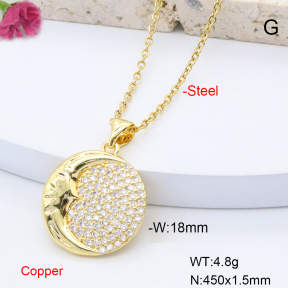 F6N408677baka-L017  Fashion Copper Necklace