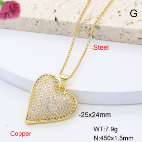 F6N408680vbmb-L017  Fashion Copper Necklace