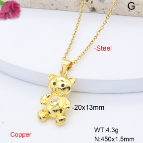 F6N408684avja-L017  Fashion Copper Necklace