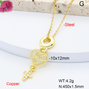 F6N408686aajl-L017  Fashion Copper Necklace