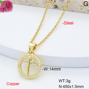 F6N408689vail-L017  Fashion Copper Necklace