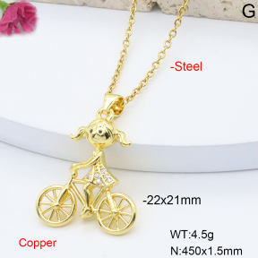 F6N408690aajl-L017  Fashion Copper Necklace