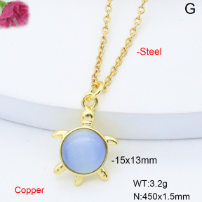 F6N408692vaia-L017  Fashion Copper Necklace
