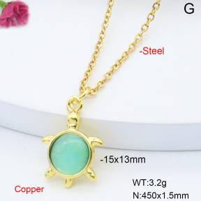 F6N408694vaia-L017  Fashion Copper Necklace