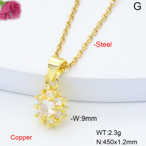 F6N408700vail-L017  Fashion Copper Necklace