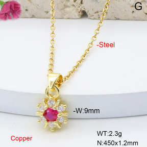 F6N408701vail-L017  Fashion Copper Necklace
