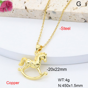 F6N408702vaia-L017  Fashion Copper Necklace
