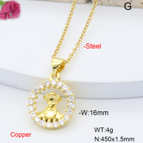 F6N408703vail-L017  Fashion Copper Necklace