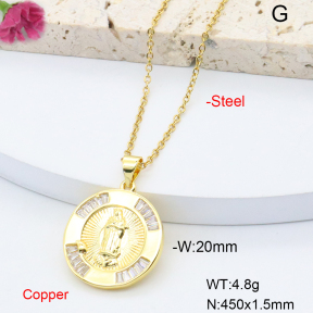 F6N408704avja-L017  Fashion Copper Necklace