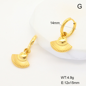 6E2007342abli-G038  18K PVD  Stainless Steel Earrings