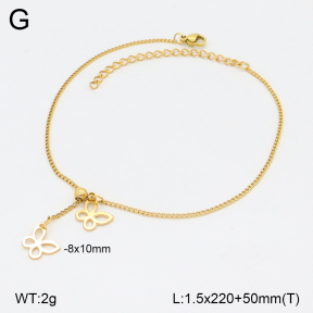 2A9001669aakl-350  Stainless Steel Anklets