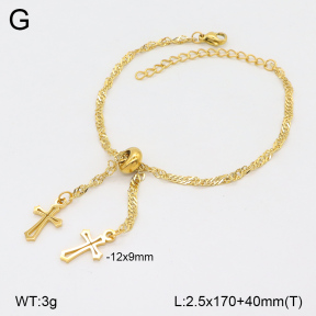 2B2004172ablb-350  Stainless Steel Bracelet