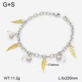 2B4004900bbov-350  Stainless Steel Bracelet