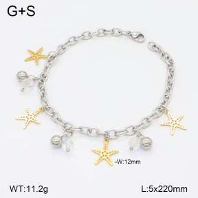 2B4004902bbov-350  Stainless Steel Bracelet