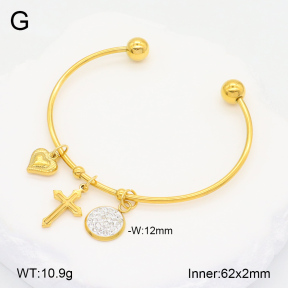 2BA402267bbov-355  Stainless Steel Bangle