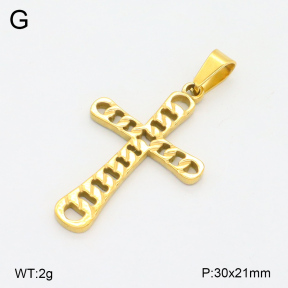 2P2004577aajl-355  Stainless Steel Pendant