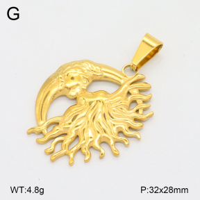 2P2004584aajl-355  Stainless Steel Pendant